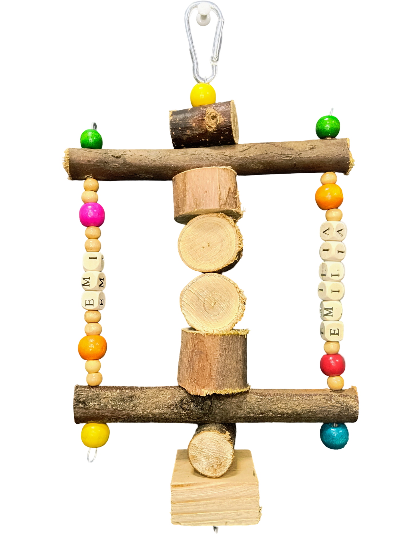 Juguete de Madera en Forma de Escalera para Loro RyuToys