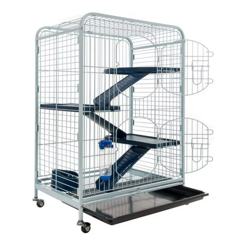 Jaula para hurones y chinchillas Medidas: 64 x 43,5 x 92,5 cms