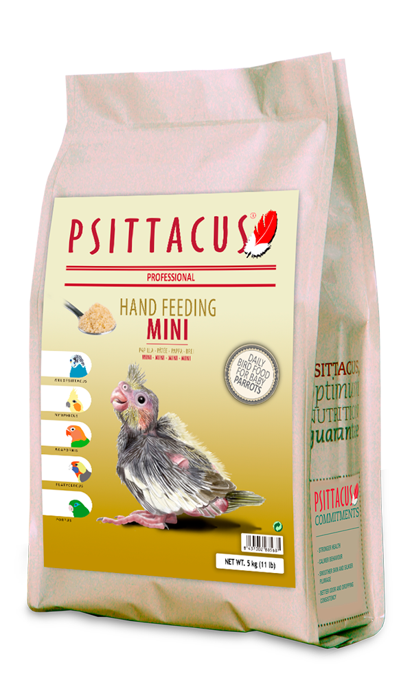PAPILLA MINI LOROS 5 KG Agapornis, Cacatúa galah, Cotorra del sol, Neophemas, Ninfas, Periquito ondulado, Rosellas