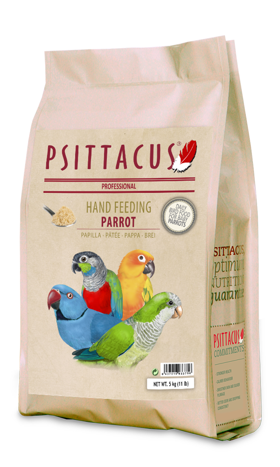 Papilla Loros 5kg Amazonas, Caique cabeza amarilla, Cotorra ciruela, Cotorra del sol, Cotorras de collar, Kakarikis, Loro cabeciazul, Pyrrhura, Rosellas, Yacos, You-you (copia)