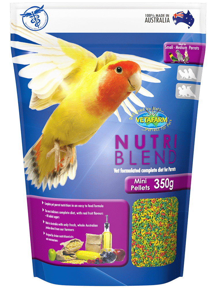 Mini pellets 350 GR - pequeños y medianos loros 350 GR