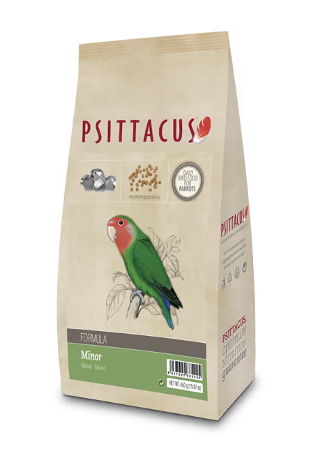PELLET MINOR 3KG Agapornis, Forpus, Kakarikis, Pyrrhura