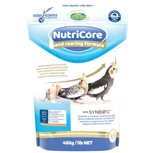 Hand Feeding NutriCore, 450 Gramos