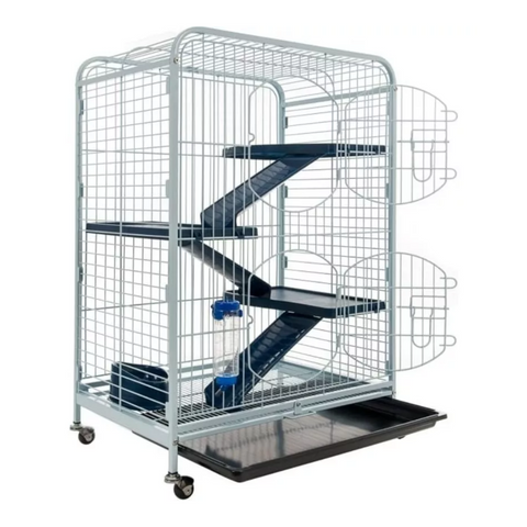 Jaula para hurones y chinchillas  Medidas: 64 x 43,5 x 92,5 cms