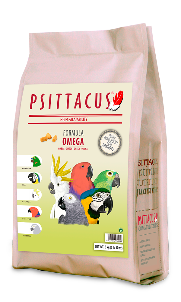 PELLET OMEGA  3 KG Amazonas, Cacatúas