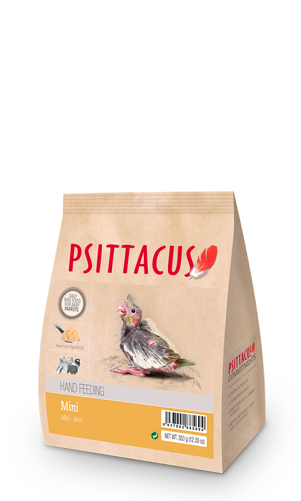 PAPILLA MINI LOROS Agapornis 350gr, Cacatúa galah, Cotorra del sol, Neophemas, Ninfas, Periquito ondulado, Rosellas