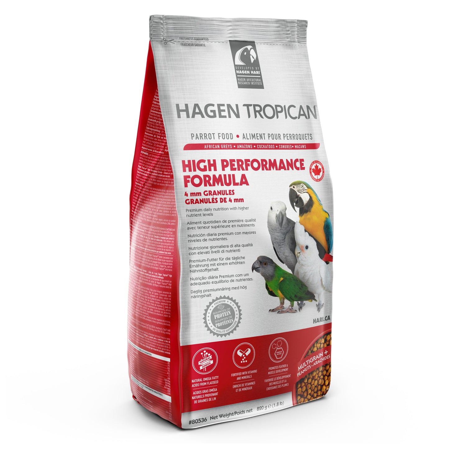 HARI TROPICAN HIGH PERFORMANCE GRANULOS 4 MM 11.34KG