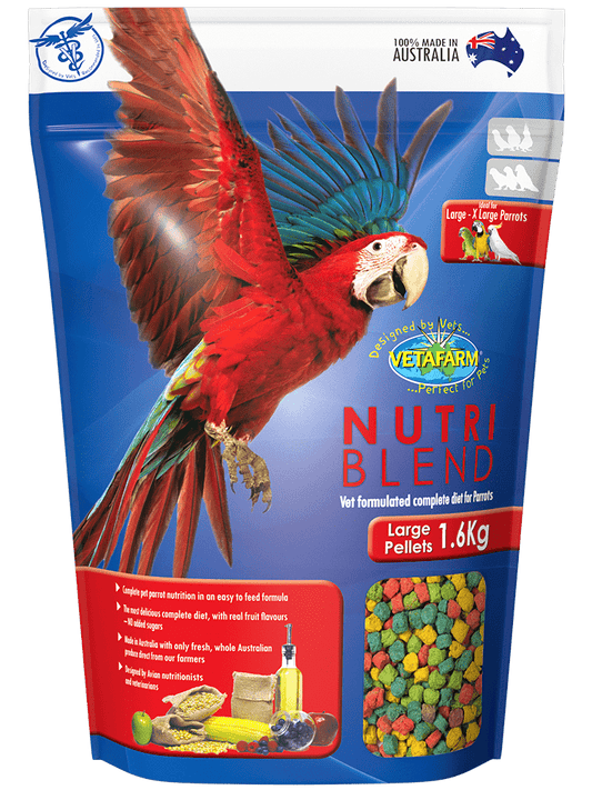 Alimento Completo guacamayas, cacatúas y galahs 1.6 KILOS