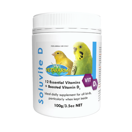 Suplemento Vitamínico Soluvite D para Loros - 100g