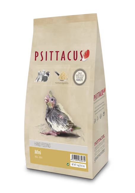 PAPILLA MINI LOROS Agapornis 350gr, Cacatúa galah, Cotorra del sol, Neophemas, Ninfas, Periquito ondulado, Rosellas