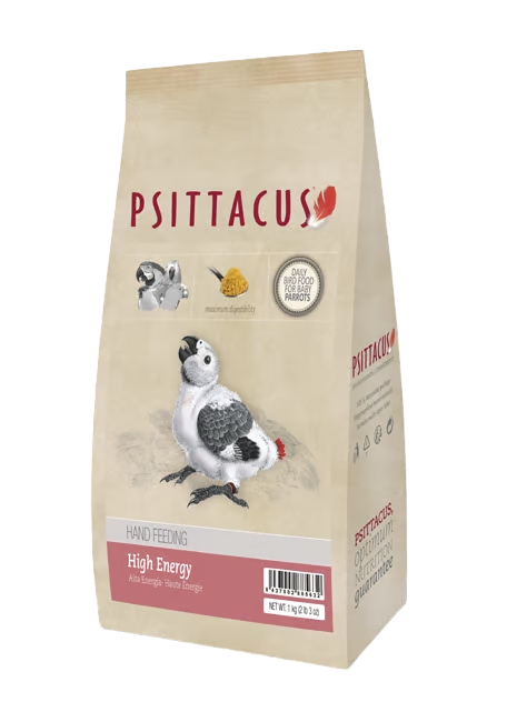 PAPILLA ALTA ENERGÍA 1KG  Caique cabeza negra, Yacos, You-you